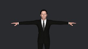 Daniel Craig-James Bond Hyper Realistic Full Body Fully Rigged Character