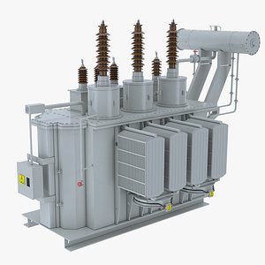 3D High Voltage Power Distribution Transformer
