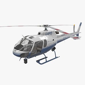 3D helicopter as-350 3