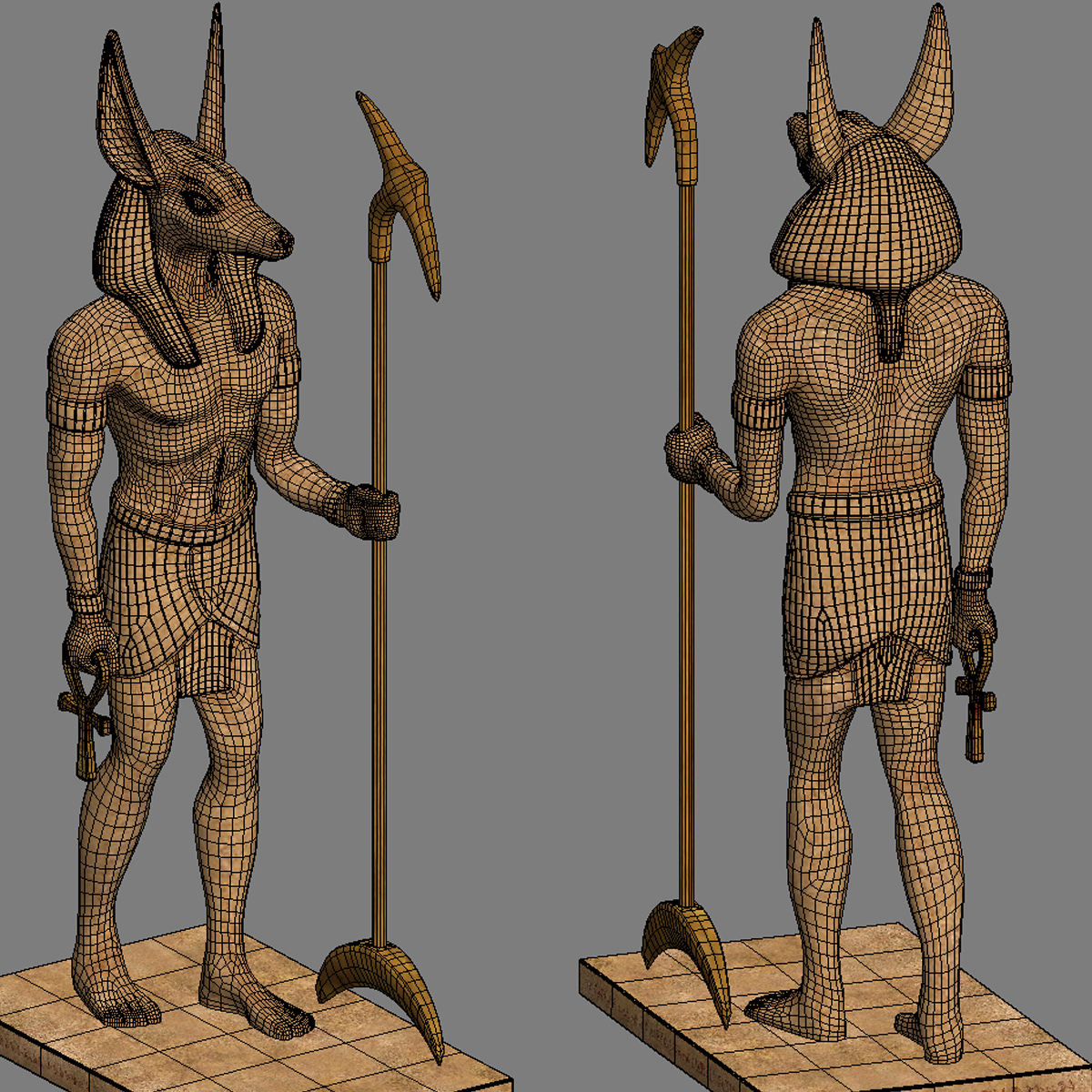 3d model sphinx ram