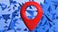 Red Map Pointer