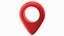 Red Map Pointer