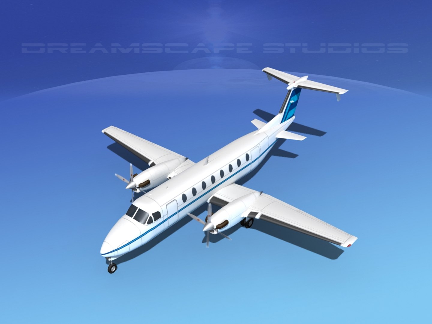 Beechcraft 1900c 3d Model