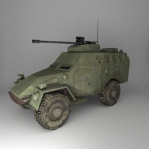 APC Army Tab Low Poly