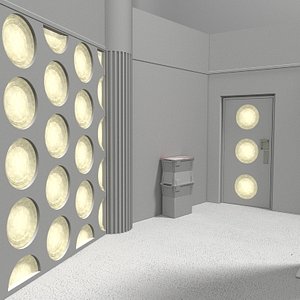 tardis corridors doctor 1982 3d model