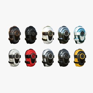 10 SciFi Backpack C Collection - Fashion Character Design 3D model