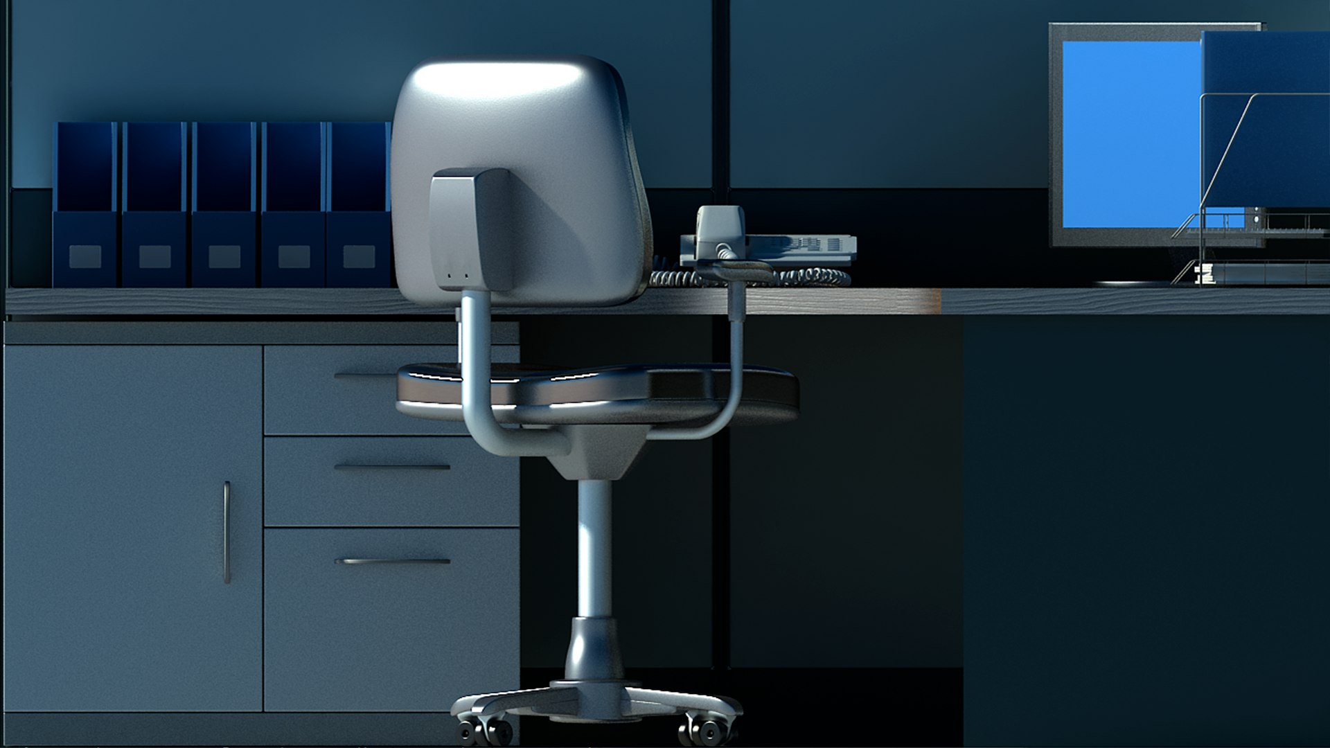 Office Workstation 3D Model - TurboSquid 1662359