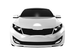 kia optima magentis 2011 3d model