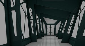 sci fi 3D model