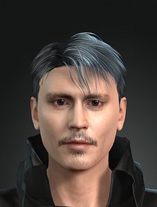 johnny depp 2 character design model