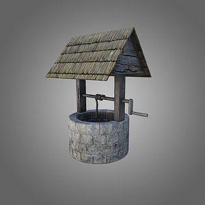 old low-poly 3d model