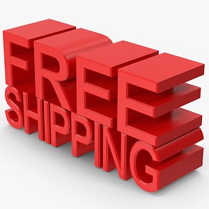 3D Red Free Shipping