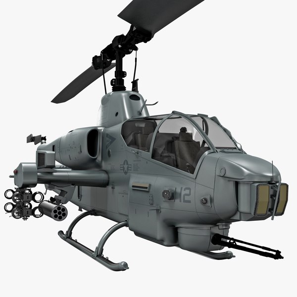 3d Model Of Bell Ah-1 Supercobra