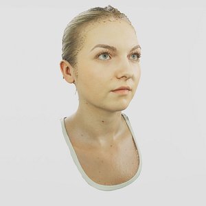 Female Face Scan 3D