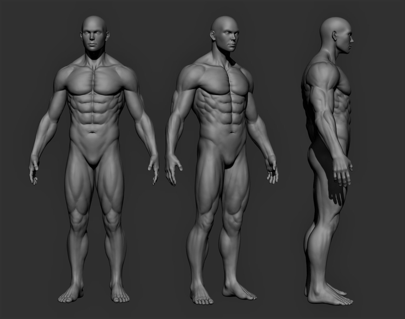 Realistic Male Full Body 3D Model - TurboSquid 1739304