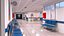 Krankenhausflur und Intensivstation
