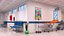 Krankenhausflur und Intensivstation