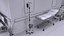 Krankenhausflur und Intensivstation