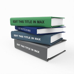 Animated Books Dropping 3D