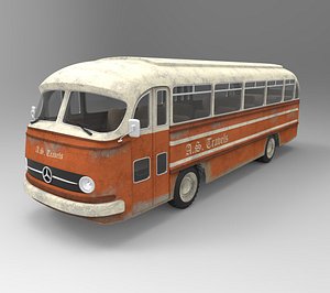 3D old bus model