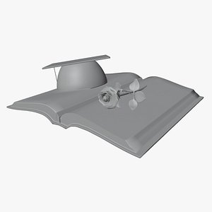 Book Rose Hat 3D print model