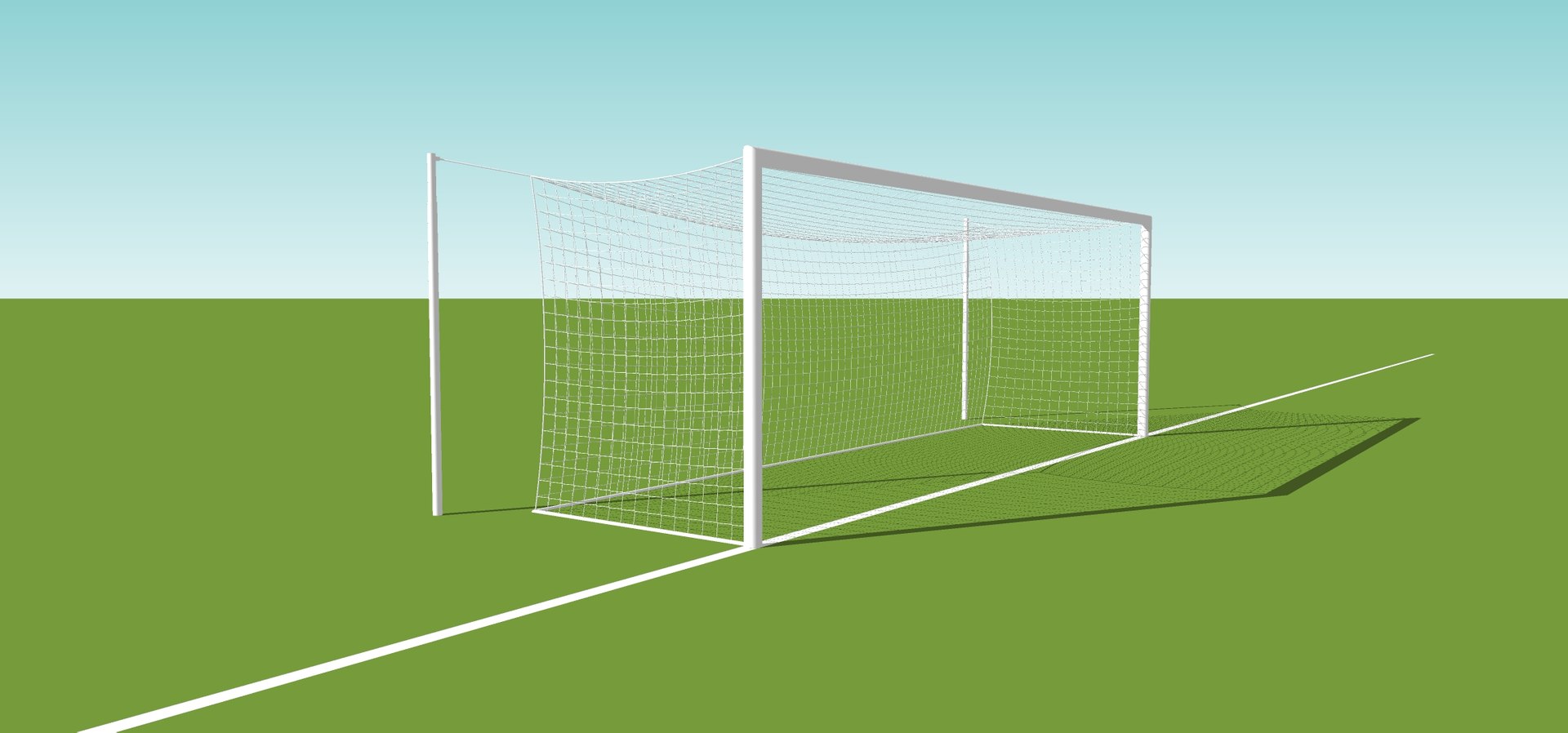 リアルなサッカーゴールまたはサッカーゴール3Dモデル3Dモデル TurboSquid 1809429