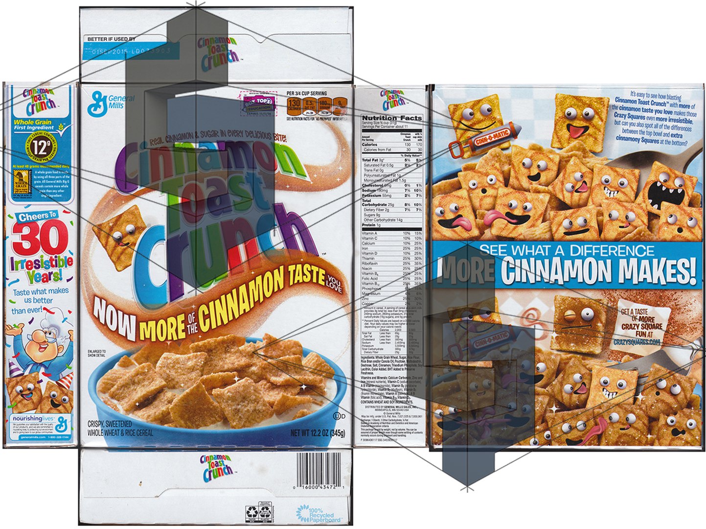 3d Cinnamon Toast Crunch Model