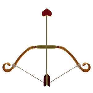 bow arrow cupid model