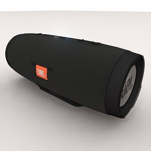 JBL Charge 3 Black Bluetooth Portable Speaker