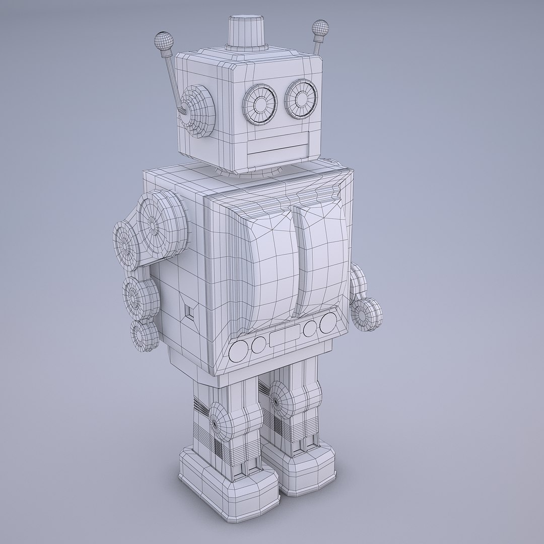 3D Robot Vintage Strider - TurboSquid 1343076