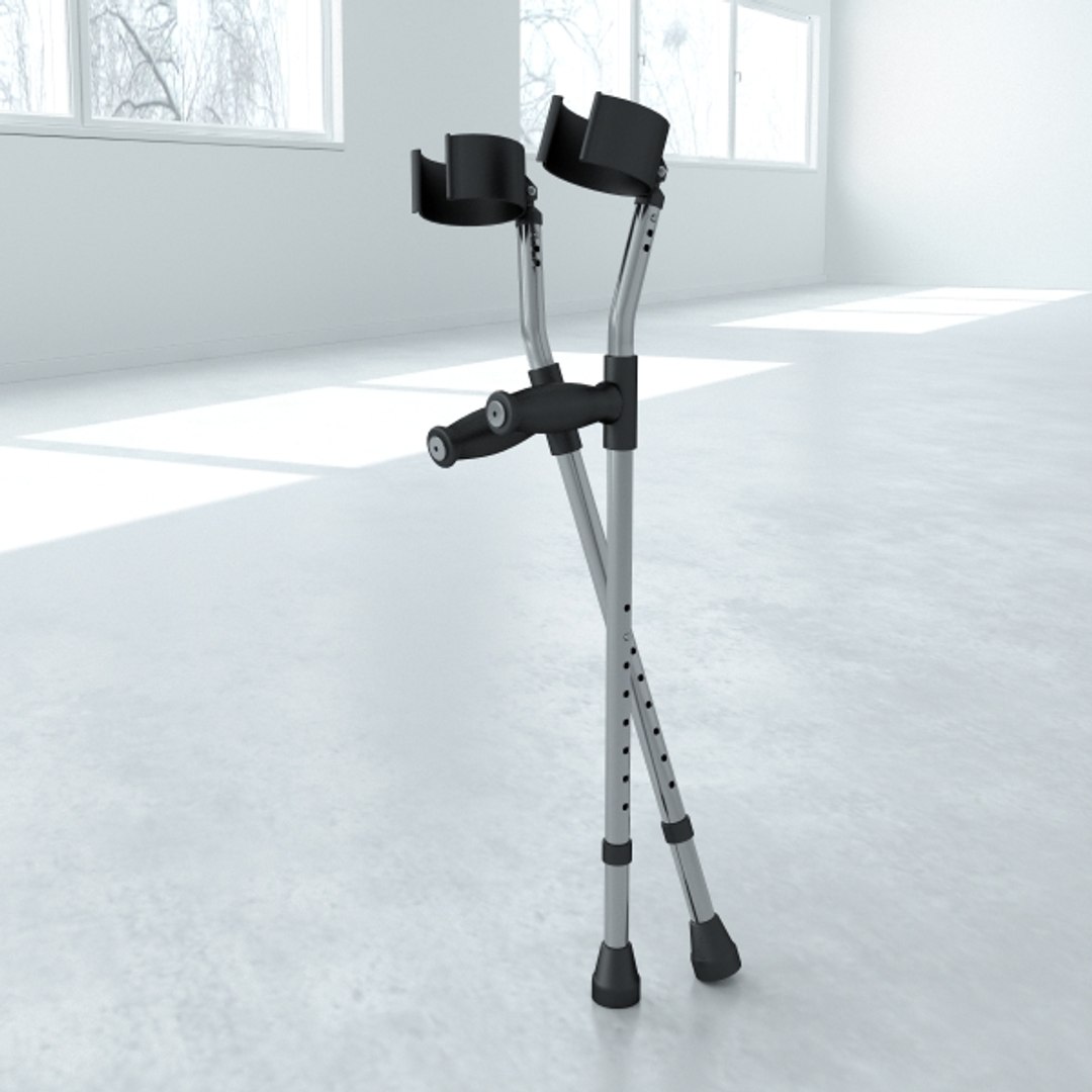 Guardian Forearm Crutches 3D TurboSquid 1222792