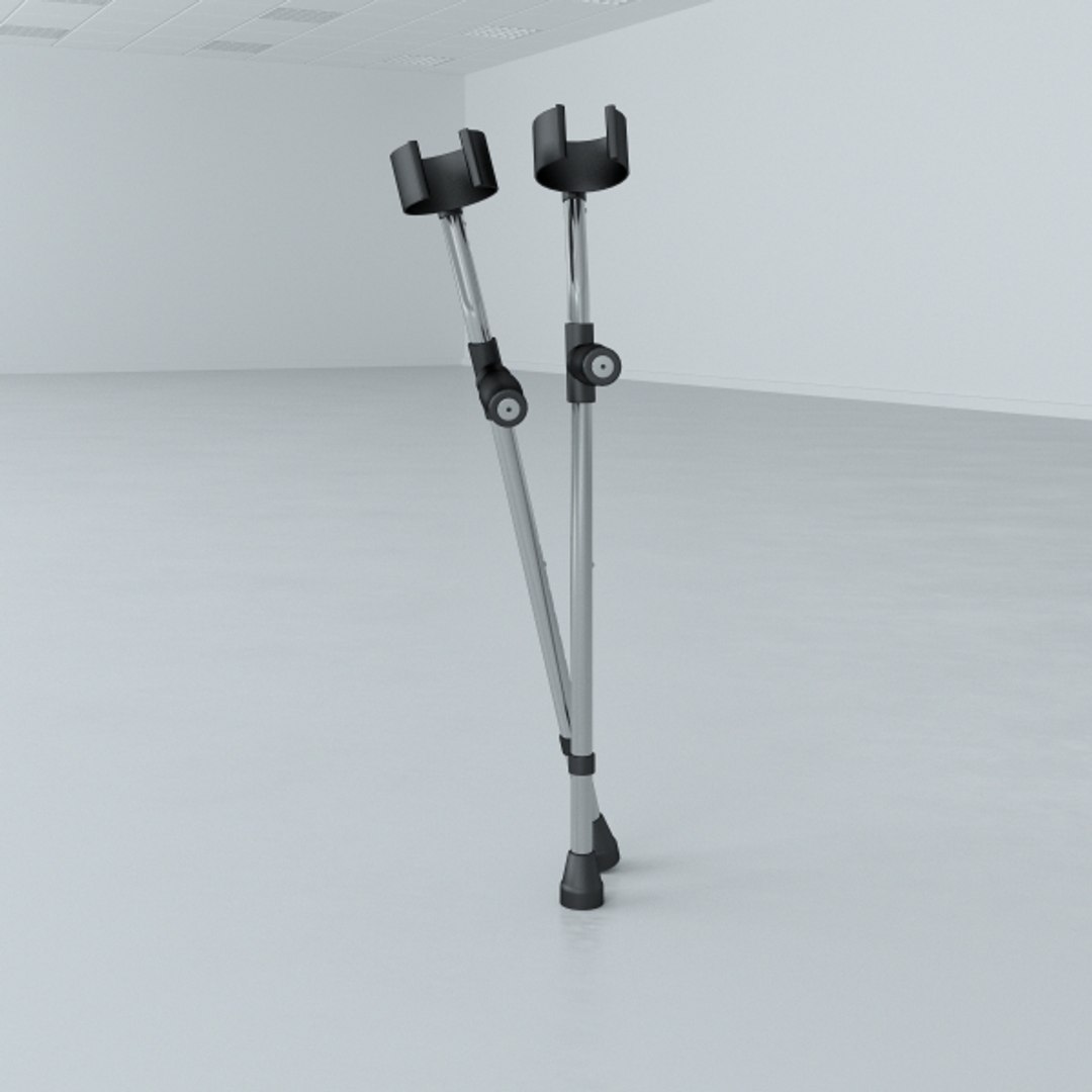 Guardian Forearm Crutches 3D TurboSquid 1222792
