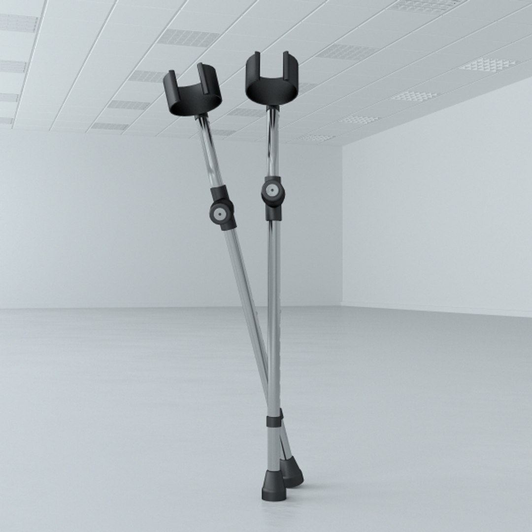 Guardian Forearm Crutches 3D TurboSquid 1222792
