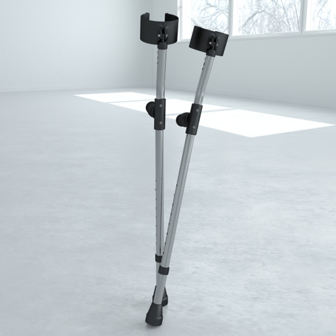 Guardian Forearm Crutches 3D TurboSquid 1222792