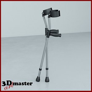 guardian forearm crutches 3D