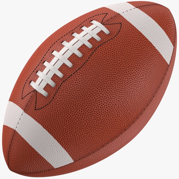American Football Ball 01 3D model