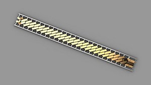 3D Cuban Link Chain Bracelet