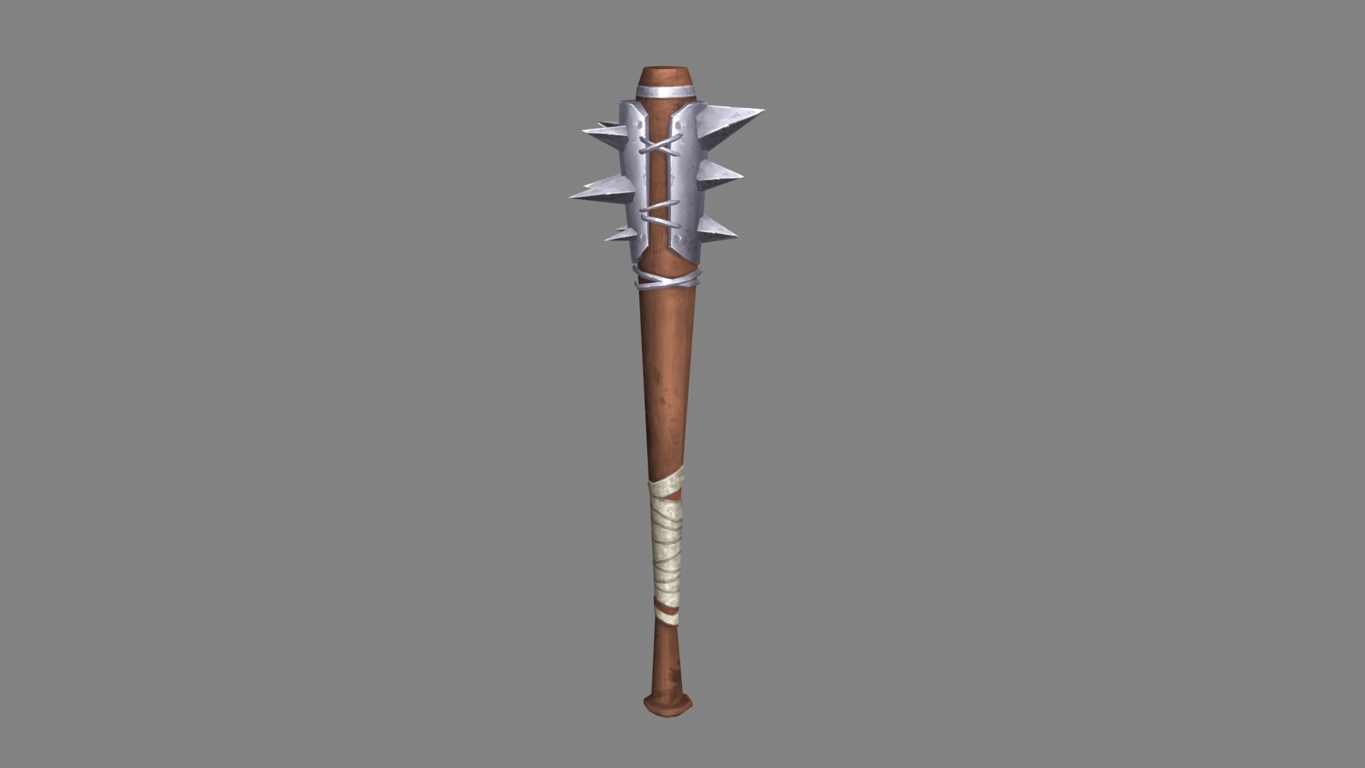 modelo 3d Maza - maza con púas - bate de béisbol - TurboSquid 2276893