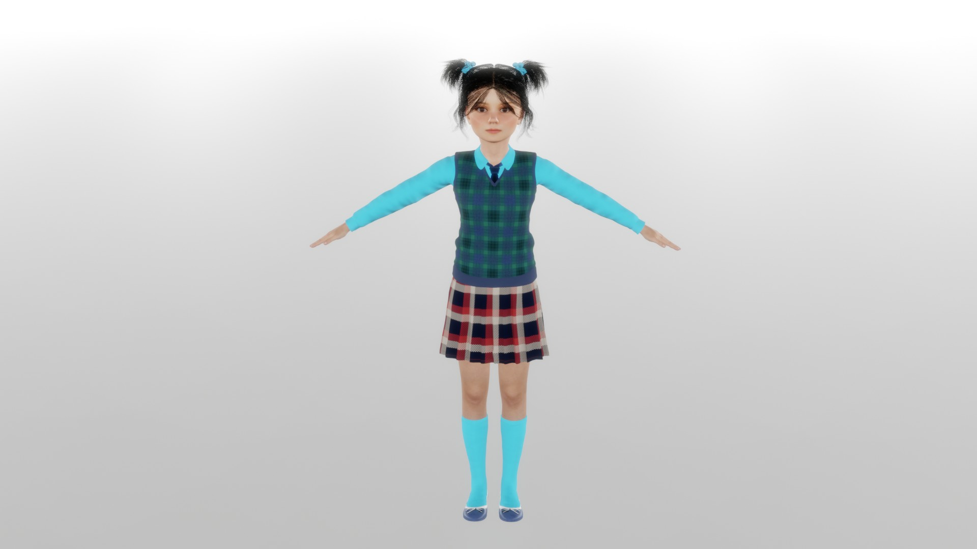 littleschool girl model Realistic Rigged Little School Girl-Anna Character 3D Model 3D - TurboSquid  2213473