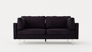 Bloom Velvet Sofa 3 Seater