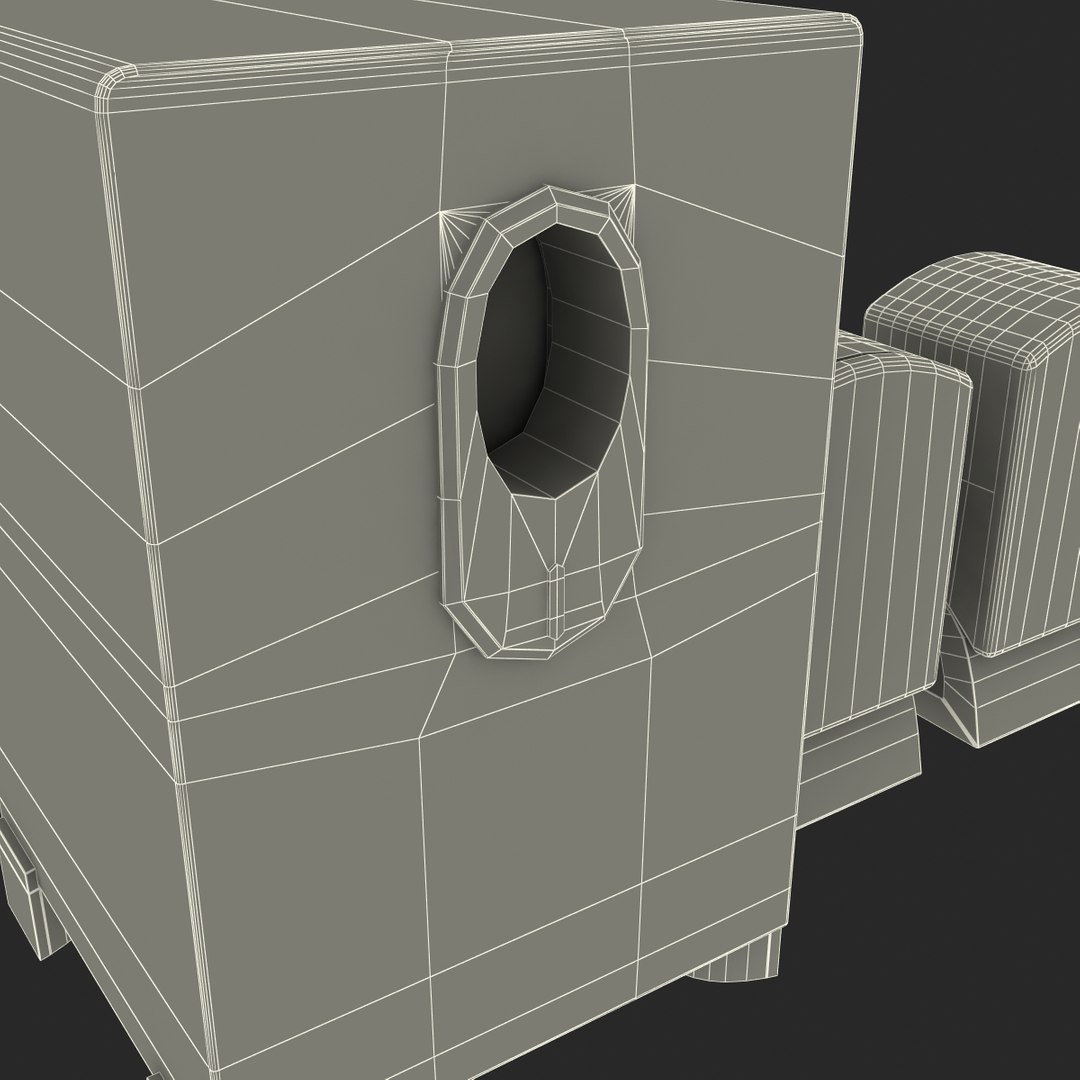home theater coby 2 3d model