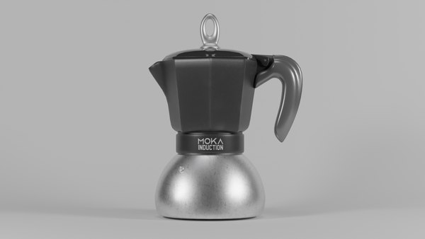 Bialetti Coffee Moka Induction Pot 3D model