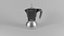 3D Coffee Pot MOKA - Realistic model