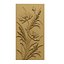 Painel de parede moderno com decoração botânica floral em baixo-relevo, formato STL, CNC 71