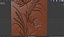 Painel de parede moderno com decoração botânica floral em baixo-relevo, formato STL, CNC 71