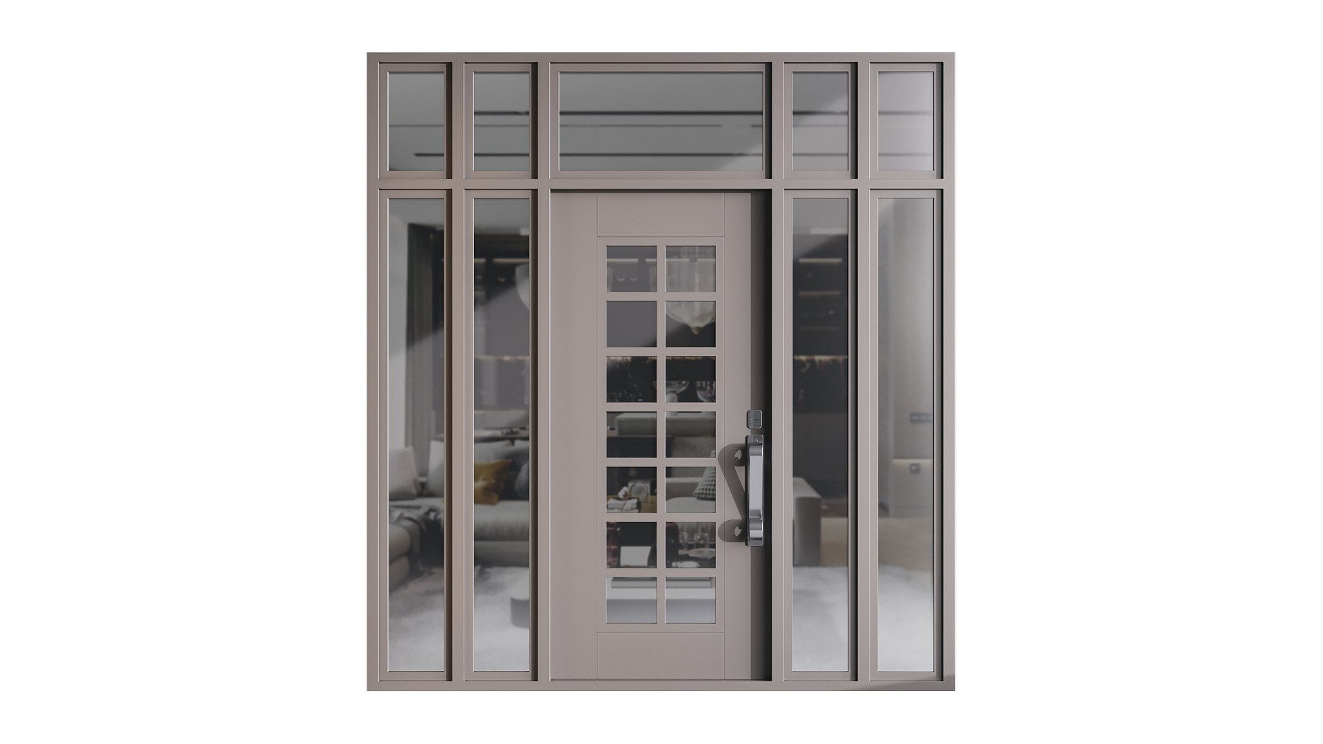 Modern Entrance Door 006 3D Model TurboSquid 2294366