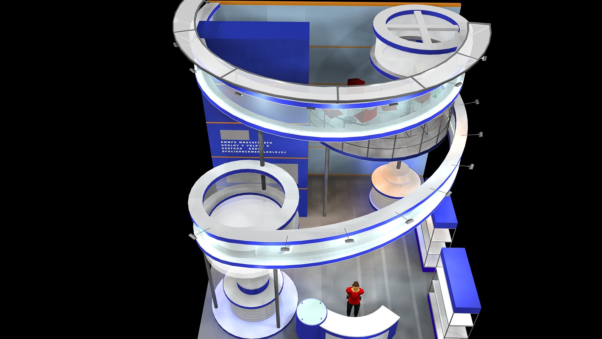 3 Side Open Stand 3D Model - TurboSquid 1996077