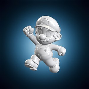 3D model Super Mario Figure