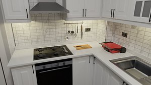 Kitchen Model D scene