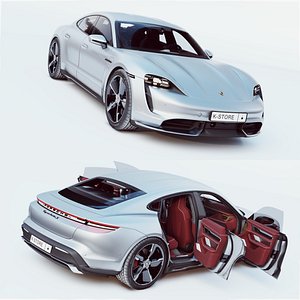 3D model Porsche Taycan Turbo S